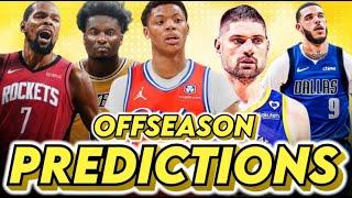 OFFSEASON PREDICTIONS for ALL 30 NBA Teams | NBA Offseason Predictions
