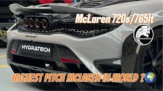 The Highest Pitch McLaren Exhaust in the world ? 720s/765lt Hydratanium Blaze Exhaust 