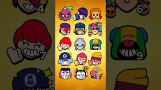 Doğru Karakteri BULABİLİR MİSİN?  Brawl Stars #brawlstars #shorts