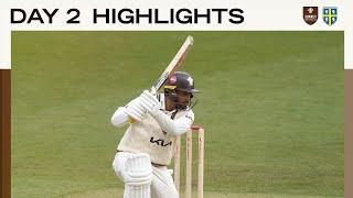 HIGHLIGHTS: Career-high Ryan Patel century puts Surrey on top at the end of Day Two vs Durham