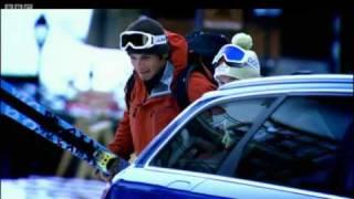 Audi RS6 vs Skiers French Alps Race | Top Gear