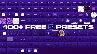 100+ FREE After Effects Presets