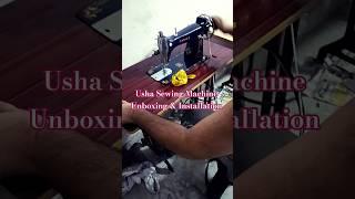 Usha Anand Deluxe Sewing Machine Unboxing & Installation #ushasewingmachine #unboxing #installation