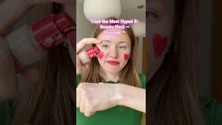 Tried the Most Hyped K-Beauty Hack — Shocked  #beauty #makeup