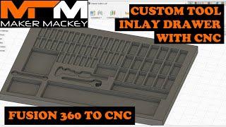 CNC - Fusion 360 Tutorial - Custom Tool Inlay