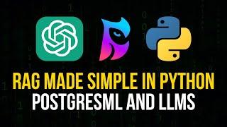 RAG in Python Made Easy with PostgresML