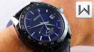 Grand Seiko Spring Drive GMT Black Ceramic Limited Edition SBGE039 Luxury Watch Review