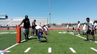 West Sac PD Football Clinic - Highlight Reel