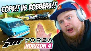 Forza Horizon 4: Old School Cops And Robbers DIY Game mode!!!