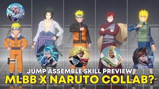 Mobile Legends x Naruto Collaboration ? Skill Preview & Gameplay of Naruto Jump Assemble MOBA!