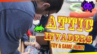 Attic Invaders Episode #1: Make Attics Great Again. Toy and Game Hunting