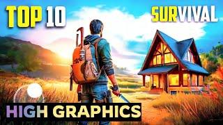 Top 10 Open World Survival Games for Android in 2024 | New High-Graphics Game Like Mission EVO