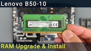 Lenovo B50-10 RAM Upgrade & Install: Step-by-Step DIY Guide