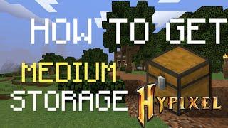 How to make Medium Storage in Hypixel Skyblock