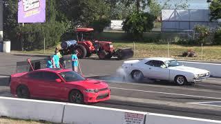 Drag Racing.  Hellcat,Demon,Shelby,ZL1,Dodge Charger.