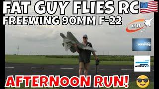 FREEWING F-22 90MM  AFTERNOON RUN by FGFRC #aviation #rcairplane #rc