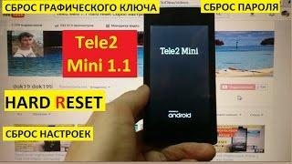 Hard reset Tele2 Mini 1.1 Сброс настроек