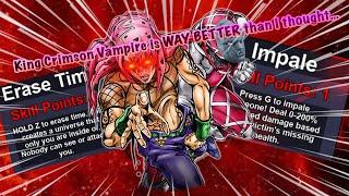 [YBA] King Crimson Vampire 1v1s + Build!