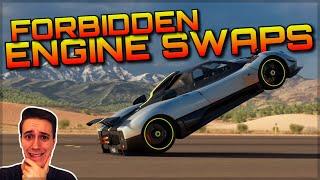 3 FORBIDDEN ENGINE SWAPS! | Forza Horizon 3 Dev Mods | Trigger Warning