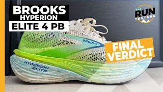 Brooks Hyperion Elite 4 PB Review: Has Brooks produced the best new carbon race shoe?