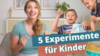 Die 5 besten Experimente für Kinder  Wasser-Edition || Mamaleen