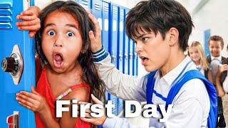 Our Daughters First Day of Real School *emotional*