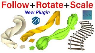 Follow me Rotate and Scale in SketchUp - Plugin Tax_Engineering | Part 1 of 3