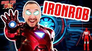 ПАПА РОБ стал ЖЕЛЕЗНЫМ ЧЕЛОВЕКОМ! IRON ROB против IRON MAN! 13+