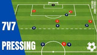 7v7 Youth Soccer - Pressing