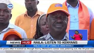 Raila calls on president Ruto to prioritize the needs of Kenyans