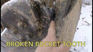 Welding Broken Excavator Bucket