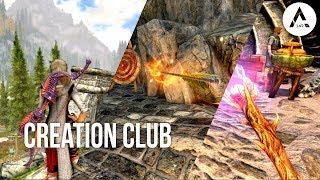 Skyrim Creation Club Mods: Ruins Edge Bow, Arcane Archer Pack, Sheogorath Staff (PS4/XB1/PC)