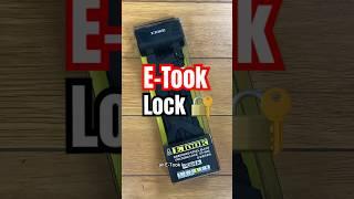 How to use an E-Took folding lock  #lock #locks #scooter #electricbike
