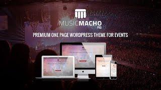 MusicMacho Pro WordPress Theme For Events