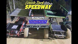 Sprint Car Racing - Indiana Racesaver Sprints - Lincoln Park Speedway - August 10, 2024