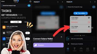 How To Connect Phantom Wallet In PAWS Airdrop Using Mobile Phone ? PAWS Airdrop Eligibility Task