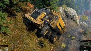 CAT 770G stuck heavily in the mud #SNOWRUNNER #shorts #gamingshorts #youtubeshorts #viral #trending