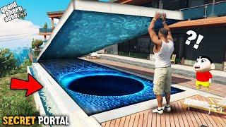 Franklin and Shinchan Found A Way To Other World In His Swimming Pool In GTA 5 ! | Paradox FTW