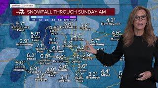 Arctic air and snow for Denver metro