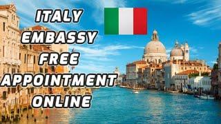 How to get Italy embassy appointment ! Italy embassy latest updates ! Qasim Abbas !