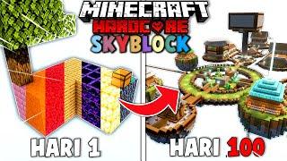 100 Hari di Minecraft Hardcore RANDOM SKYBLOCK