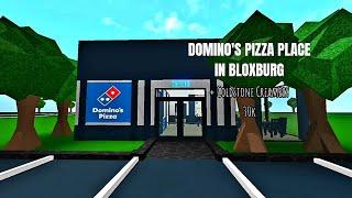 I BUILT DOMINO'S PIZZA PLACE IN BLOXBURG | JOJO REACTS | JOJOXLILI | ROBLOX