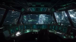Radio Chatter from Spaceship Carrier KAN Sci-Fi Ambiance for Sleep, Study, Relaxation
