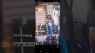 Cristina Vee at the gym #cristinavee