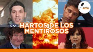 EL HERRERO LIBERAL SALIÓ A REVENTAR TODO Y HUMILLÓ A LOS KUKAS: “HARTOS DE LOS POLÍTICOS MENTIROSOS”