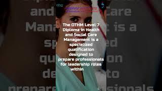 OTHM Level 7 Diploma in Health and Social Care Management in Islamabad, Pakistan