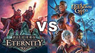 Pillars of Eternity Vs Baldur's Gate 3