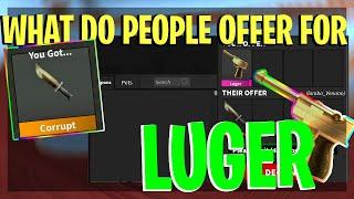 What do people OFFER for LUGER? | MM2