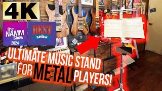 【4K】NAMM 2024 Award-Winning Amazing Music Stand from KraftGeek!