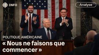 Premier discours de Trump : des applaudissements nourris, mais aussi des signes de protestation